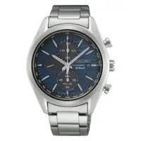 在飛比找樂天市場購物網優惠-送禮首選★SEIKO 運動計時藍面太陽能腕錶V176-0BH