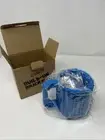 Lego Build-On Brick Blue Coffee Mug 12oz BPA Free Plastic Building Block Toy Cup