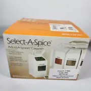 Spice Rack SELECT-A-SPICE Adjust-A-Spoon Carousel Under Cabinet Mount Stackable