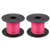 16AWG Gauge Stranded Hook-Up Wire PVC Tinned Copper Wire Spool 10m/33ft Red