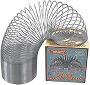 Metal Magic Spring Coil 6.5cm, Fun Solid Stretchy Bouncing Fidget Toy, Ideal for all Kids Party Gift Bags, Perfect Sensory Toy for Autistic Children or Even as Bird Feeder Protection from Squirrels