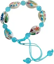 [Namzi] Shell Woven Bracelet Anklets for Women Boho Anklet Bracelet Beach Foot Jewelry for Party(Style A), 7.48-12.59inch, no gemstone