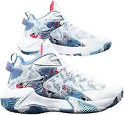 [Generic] Man Basketball Shoes Breathable Cushioning Sneakers Non-Slide High-top Professional Lightweight Sports Running