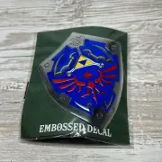 Legend of Zelda Embossed Decal for Car, Mirror or Locker