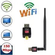 Mini 150M USB WiFi Wireless LAN Adapter 802.11 n/g/b Adapter With Antenna