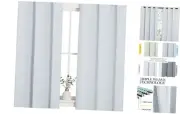 Window Treatment Thermal Insulated 42"W x 63"L (Pack of 2) Greyish White