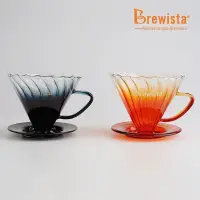 在飛比找Yahoo!奇摩拍賣優惠-【熱賣精選】Brewista耐熱玻璃手沖咖啡濾杯分享壺套裝 