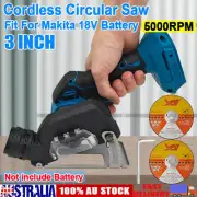 Cordless 75mm 3'' Circular Saw Mini Cutting Tool Blade For MAKITA 18V Battery