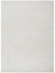 Margo Beige Arched Lines Textured Rug