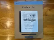 New Amazon Kindle Scribe (16 GB) uniform borders display, Premium Pen, Tungsten