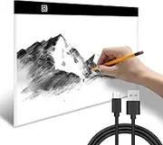 Yotsuba A3 Light Box - Ultra-Thin LED Tracing Board with Adjustable Brightness for Tattoo Drawing, Diamond Painting, Streaming, Sketching, Animation, Stenciling, and X-ray