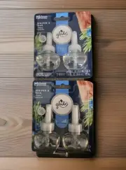 NIP (2) Two Packs Glade PlugIns Scented Oil Air Freshener Refills Juniper & Teak
