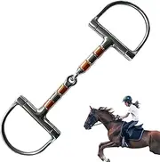 Snaffle Horse Bit, Copper Mouth Snaffle Bit, D-Ring Snaffle Bits, Single Joint Horse Bit, Professional Snaffle Bit, Horse Training Snaffle Bit, Stainless Steel Horse Bit, Lightweight Horse Bit