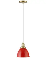 Abraham + Ivy Madison Red Pendant