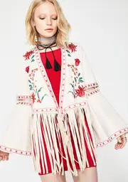 [Glamorous] Desert Bloom Embroidered Jacket