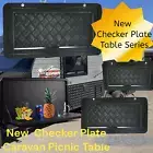 CARAVAN MOTORHOME POPTOP CAMPER FOLDOUT DROP DOWN PICNIC TABLE BLACK 800MMX450