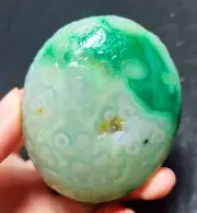 TOP 121.9G Natural Gobi agate eyes Agate/Stone Madagascar WYY1014
