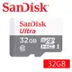 SanDisk 32GB 100MB/s Ultra microSDHC UHS-I 記憶卡(白卡)