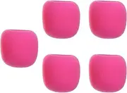 Abaodam 5Pcs Durable Microphone Sponge Covers Windproof and Moisture Resistant Mic Protectors for Handheld Microphones for Ktv Conferences Stage Performances
