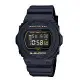 G-SHOCK 經典運動電子錶 樹脂錶帶 金屬黑x黃 防水200米(DW-5700BBM-1)