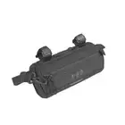 Sleek Black Bike Handlebar Bag Compatible with Mountain and Folding Bicycles