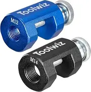 Toolwiz Spark Plug Gap Tool 2pcs, High Precise Gapping Tool Adjustment Kit for 12mm 14mm Thread Spark Plug