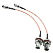 DIN 1.0/2.3 Male to BNC Female RG179 Cable 6 Inch SDI Cable RF Coax Adapter E