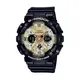 【CASIO G-SHOCK】精細耐衝擊雙顯運動腕錶-黑金x銀/GMA-S120GB-1A/台灣總代理公司貨享一年保固