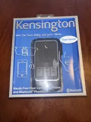 Kensington Hands Free Visor Car Kit For iPhone And Bluetooth Sealed New