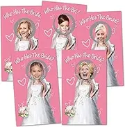 ukebobo Bridal Shower Games - Scratch Off Game. Funny Bachelorette Party Games - Who Has The Bride - 33 Sheets Pink