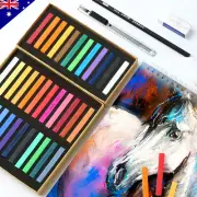 36 Colour Art Soft Pastel Craft Chalk Square Stick Pigment Kids Color Drawing