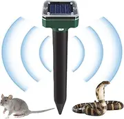 Solar Cat Repellents, Solar Powered Ultrasonic Animal Repeller, Ultrasonic Cat Drive Device, Deterrents Dog Repellents Outdoor Suitable for Repelling, Foxes, Squirrels, Pigeons, Rodents
