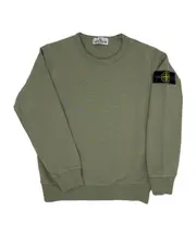 Stone Island Junior Logo-Patch Crewneck Sweatshirt 8Y,6Y,4Y,3Y,14Y,2Y,10Y earthy color