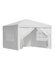 [Instahut] Gazebo 3x3 Pop Up Marquee Folding Tent in White