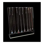 Clear Acrylic Display Stands Necklace Panel For Show Photo Exhibition Home