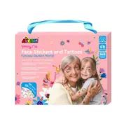 Avenir Face Sticker & Tattoos Fantasy Garden World Temporary Tattoos Kids 3y+
