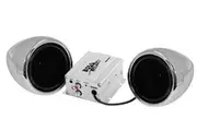 Boss Audio MC420B 3" Bluetooth Motorcycle Speakers w/ Amp Chrome