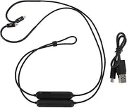 Wireless Earphone Cable with Microphone and Controller BT Neck Earphone Adapter Cable Replacement for IE300 IE600 IE900