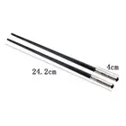 1 Pair Household Chopsticks Tableware Alloy black chopsticks Style H6V8 Q3P6