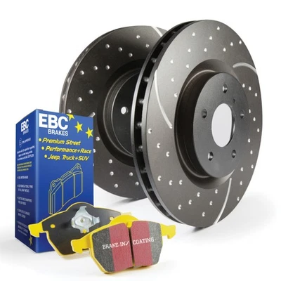 EBC For Audi Q7 2007-2015 Rear Brake Kits S5 Yellowstuff 13.0 In. Sold as Kit
