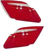 Compatible For BMW 7 Series E66 2005 2006 2007 2008 Rear Taillight Shell Brake lights Shell Taillight Glass Replacement Rear Shell Cover(Inside A Pair)