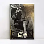 Pablo Picasso Wall Art Pablo Picasso Posters Pablo Picasso Prints Abstract Canvas Painting For Living Room Home Decor Picture 50X70cm No Frame