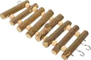 BUGUUYO Bird Ladder for Parrots and Birds Durable Climbing Accessory for Bird Cages Easy to Install Promotes Physical Activity and Playfulness