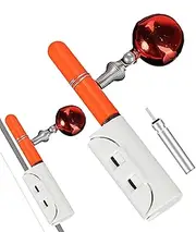 Fishing Rod Tip Light, Fishing Lights for Rods, Waterproof Lamp with Bell, Glowing Stick for Night Angling, Battery Included, 6x1 in,1 Pack, 2.4x0.24 in, for Sea and River Use