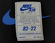 New! Nike Air Force 1 Men's Size Small Black Hooded Sweatshirt