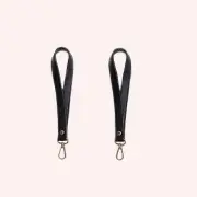 Vegan Stroller Hooks - Black by Mina Baie | the memo