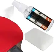 Table Tennis Racket Cleaner, Professional Table Tennis Racket Care Set with 60ml Spray & Sponge, PingPong Bat Care Accessories for Rubber Rackets Cleaning Jmedic