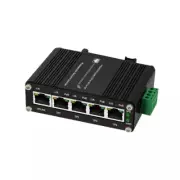 Solar Battery to 48V Gigabit POE Switch, 12-48V DC Input