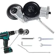 Electric Drill Plate Cutter, Metal Nibbler Drill Attachment, Portable Electric Drill Shears, Power Double Headed Sheet Metal Cutter Accessories for Cutting Metal Plates Aluminium