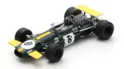 Model Car formula 1 F1 Scale 1:43 spark Model Brabham BT26A Hill British Gp